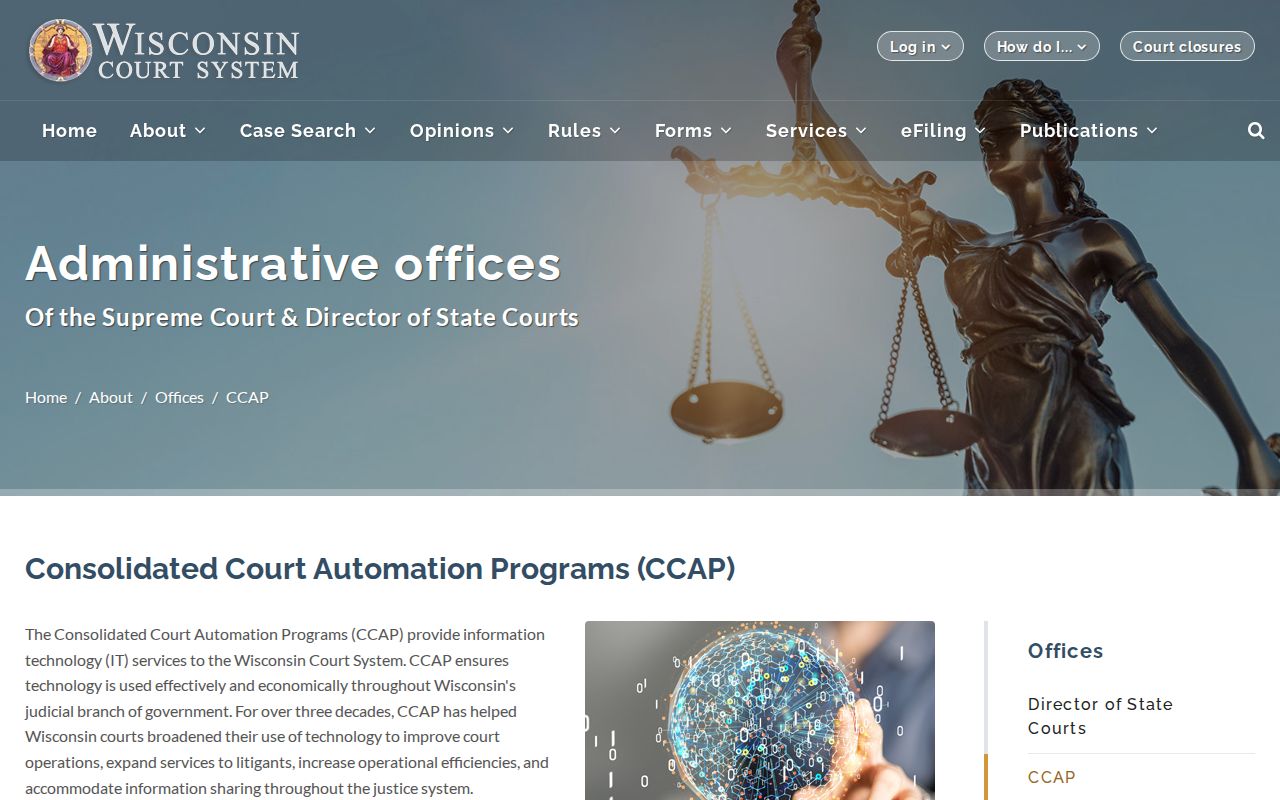Rock County court docket CCAP access